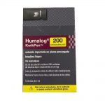 Humalog 200 Kwikpen es una insulina tipo Lispro de acción ultrarápida