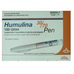 Humulina 30:70 kwikpen es una insulina de mezcla tipo regular+NPH fabricada por laboratorios Lilly.