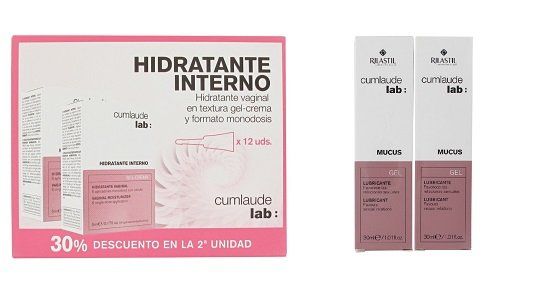 Hidratante interno y lubricante mucus para la sequedad vaginal